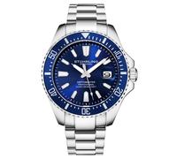Stührling Depthmaster 3950A.2 - Man - 42 mm - Analogue - Quartz - Sapphire Glass Blue 22 mm