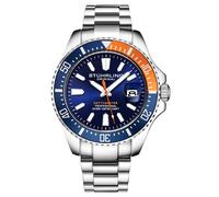 STÜHRLING Original Men's Depthmaster 3950A Quartz 42mm Diver in Orange STÜHRLING Original Orange One Size