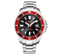 STÜHRLING Original Men's Depthmaster 3950A Quartz 42mm Diver in Red STÜHRLING Original Red One Size