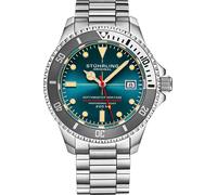 STÜHRLING Original Men's Depthmaster 883H Automatic Swiss Dive Watch with Water Resistance up to 660 Feet in Teal STÜHRLING Original Teal One Size