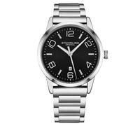STÜHRLING Original Men's Directive Classic Quartz 42mm watch with Stainless Steel Bracelet in Black STÜHRLING Original Black One Size
