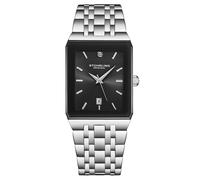 STÜHRLING Original Men's Empire Edge 45mm Quartz Rectangular Watch - Stainless Steel Bracelet in Silver STÜHRLING Original Silver One Size