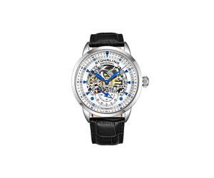 STÜHRLING Original Men's Executive 3133 Automatic 44mm Skeleton in White STÜHRLING Original White One Size