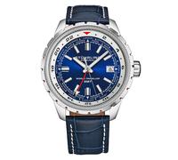 STÜHRLING Original Men's Global Voyager 1014 GMT 42mm World Timer Watch in Blue STÜHRLING Original Blue One Size