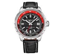 STÜHRLING Original Men's Global Voyager 1014 GMT 42mm World Timer Watch in Red STÜHRLING Original Red One Size