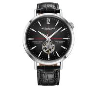 STÜHRLING Original Men's Quasar Skeleton Automatic 42mm 1021 Watch in Black STÜHRLING Original Black One Size