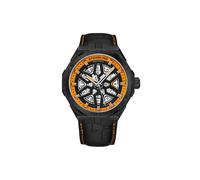 STÜHRLING Original Men's Swiss Automatic Gio 379 41mm Skeleton in Orange STÜHRLING Original Orange One Size