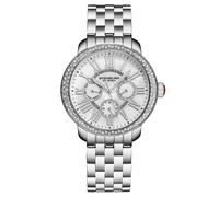 Stührling Original Sonata 38Mm Quartz Watch - Mop Dial, Crystal Bezel, Steel Bracelet In Silver Silver One Size