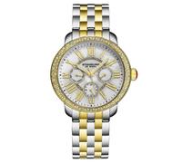 STÜHRLING Original Women's Sonata 38mm Quartz Watch - MOP Dial, Crystal Bezel, Steel Bracelet STÜHRLING Original Multicolor One Size