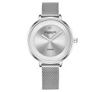 STÜHRLING Original Symphony 3946 Women's Mesh Diamond Watch Quartz with Brushed Finish Dial & Diamond Accents in Silver STÜHRLING Original Silver One Size