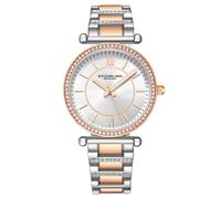 STÜHRLING Original Women's Aria 3905 Wrist Quartz Watch 36mm Case with Stainless steel link bracelet in Rose