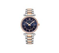 Aria 3905 Wrist Quartz Watch 36mm Case with Stainless steel link bracelet STÜHRLING Original Blue One Size