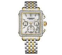 STÜHRLING Original Women's Arista 4083 Chronograph Watch - Steel, MOP Dial, Crystal Bezel STÜHRLING Original Multicolor One Size