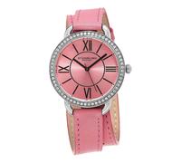STÜHRLING Original Women's Deauville Sport Quartz 37mm Fashion Watch with Double Leather Band in Pink STÜHRLING Original Pink One Size