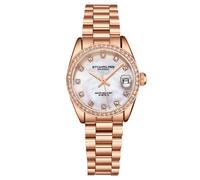 STÜHRLING Original Women's Lineage Quartz 31mm Watch With Crystal Markers in Copper STÜHRLING Original Copper One Size