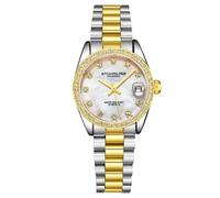 STÜHRLING Original Women's Lineage Quartz 31mm Watch With Crystal Markers in Gold