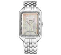 STÜHRLING Original Women's Lustra 32mm Rectangle Quartz Fashion in Silver STÜHRLING Original Silver One Size