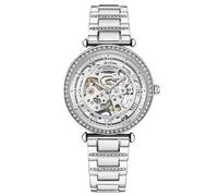 STÜHRLING Original Women's Luxe Legacy 4023 Automatic Watch 38mm Case Skelton Movement in Silver STÜHRLING Original Silver One Size