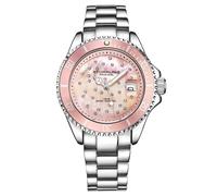 STÜHRLING Original Women's StarSea ' Quartz Fashion Diver Watch with Stainless Steel Link Bracelet in Pink STÜHRLING Original Pink One Size