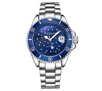 STÜHRLING Original Women's StarSea ' Quartz Fashion Diver Watch with Stainless Steel Link Bracelet in Blue