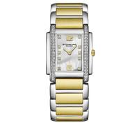 STÜHRLING Original Women's Stuhrling Serafine 4089 36mm Quartz MOP Dial Crystal Watch in White