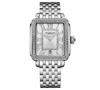STÜHRLING Original Women's VivreLuxe 34mm Rectangle Quartz Fashion in Silver