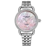 STÜHRLING Pearl Symphony 3955 Quartz 38mm Fashion - Silver - Silver - Pink