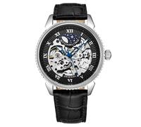 STÜHRLING Special Reserve 3983 Automatic 40mm Skeleton - Black - Silver - Black