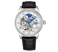 STÜHRLING Special Reserve 3983 Automatic 40mm Skeleton - Black - Silver - Silver