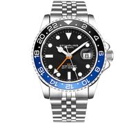 Stührling Swiss Aquadiver GMT 3968.1 - Man - 42 mm - Analogue - Quartz - Mineral Glass Black 22 mm