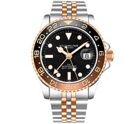 Stührling Swiss Aquadiver GMT 3968.4 - Man - 42 mm - Analogue - Quartz - Mineral Glass Black 22 mm