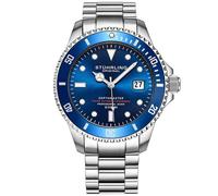 Stührling Swiss Movement Automatic Depthmaster 883.02 - Man - 42 mm - Analogue - Automatic Blue 22 mm