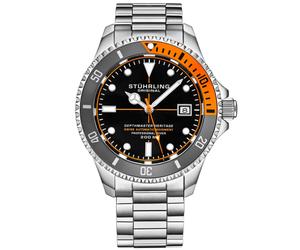 Stührling Swiss Movement Automatic Depthmaster 883H.02 - Man - 42 mm - Analogue - Automatic - Mineral Glass Black 22 mm