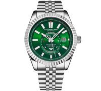 Stührling Swiss Movement Datemaster 1020.03 - Man - 42 mm - Automatic - Mineral Glass Green 18 mm
