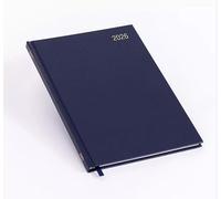 Stuff 4 Office - 2026 A4 Diary Week to View - Hardcover Yearly Planner - Large Weekly Organiser with Appointments - Office, Home or School Use - Calendar Diary for Work, Study & Scheduling