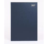Stuff 4 Office - 2027 A4 Diary Week to View - Hardcover Yearly Planner - Large Weekly Organiser with Appointments - Office, Home or School Use - Calendar Diary for Work, Study & Scheduling