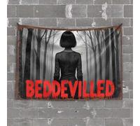 Stuff for Boys Room Bedevilled: A Haunting Journey Through The Dark Woods Tapestry Boys Bedroom Accessories Room Decor for Bedroom Ae(75X100CM)