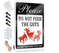 Stuff For Boys Room Please Don’T Feed The Goats, No Matter What They Say Sign Home Tin Sign Men Cave Decor(20X30CM)