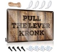 Stuff For Boys Room Pull The Lever Kronk Sign Home Tin Sign Men Cave Decor(30X40CM)