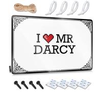 Stuff For Your Room I Love Mr Darcy Tin Sign Home Sign Wall Decor Tin Bar Signs (Color : Colour, Size : 20X30CM)