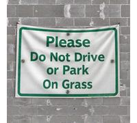 Stuff for Your Room Respect Nature: No Driving Or Parking On Grass Tapestry Bar Stuff for Man Cave Room Door Decor(75X100CM)