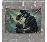Stuff for Your Room Victorian Romance by The Sea: A Gothic Tale Unfolds Tapestry Outdoor Bar Decor Bedroom Decor for Teens(100X150CM)