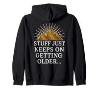 Stuff Just Keeps On Getting Older Funny Archaeologist Humor Zip Hoodie