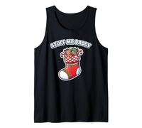 Stuff Me Daddy Christmas Stocking Naughty Christmas Tank Top