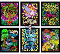 Stuff2Color Prayer Pack (Fuzzy Velvet Coloring Posters) Pack of 6