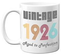 Stuff4 100th Birthday Gifts for Men Women - 1926 Vintage Coffee Mug, 11oz Ceramic Dishwasher Safe Mugs, Best Friend for Birthday or Christmas, Funny 100th Gifts Him Her
