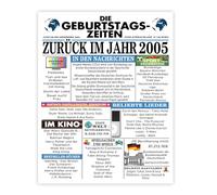 Stuff4 20th Vintage Picture Poster Unframed - Back in 2005 Newspaper - Wall Pictures Living Room Bedroom Vintage 20 Vintage Born 20 cm x 25 cm Wall Decoration Picture Art Prints Wall Poster Posters