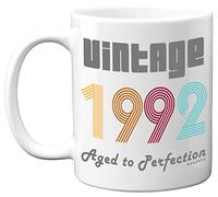 Stuff4 33rd Birthday Gifts for Men Women - 1992 Vintage Coffee Mug, 11oz Ceramic Dishwasher Safe Mugs, Best Friend for Birthday or Christmas, Funny 33rd Gifts Him Her