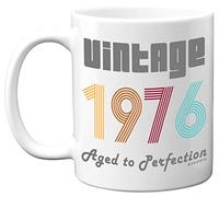 Stuff4 48th Birthday Gifts for Men Women - 1976 Vintage Coffee Mug, 11oz Ceramic Dishwasher Safe Mugs, Best Friend Mug for Birthday or Christmas, Funny 48th Birthday Gifts for Him Her