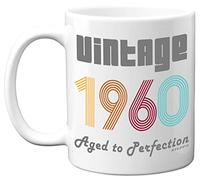 Stuff4 64th Birthday Gifts for Men Women - 1960 Vintage Coffee Mug, 11oz Ceramic Dishwasher Safe Mugs, Best Friend Mug for Birthday or Christmas, Funny 64th Birthday Gifts for Him Her